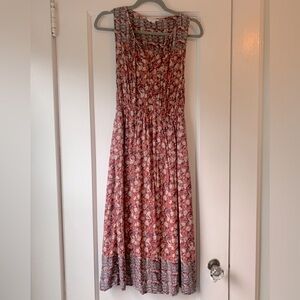 Lucky Brand Sleeveless Midi Dress XS